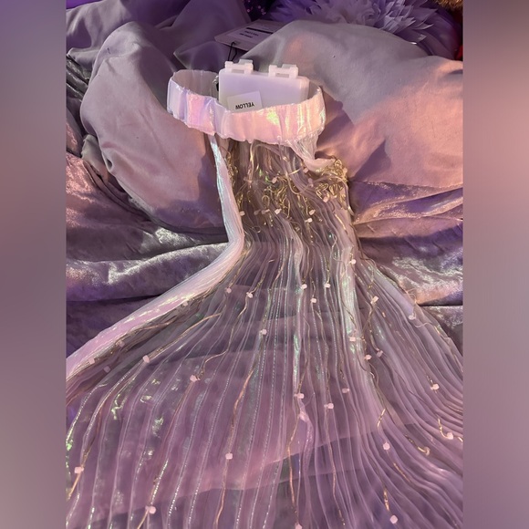 Iridescent light up rave cape - Picture 2 of 5